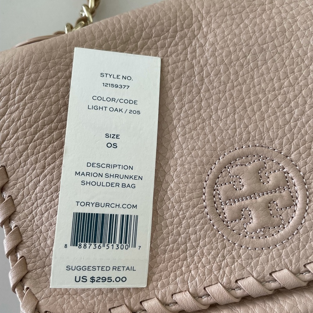 NWT Tory Burch Marion Shrunken Shoulder Bag
